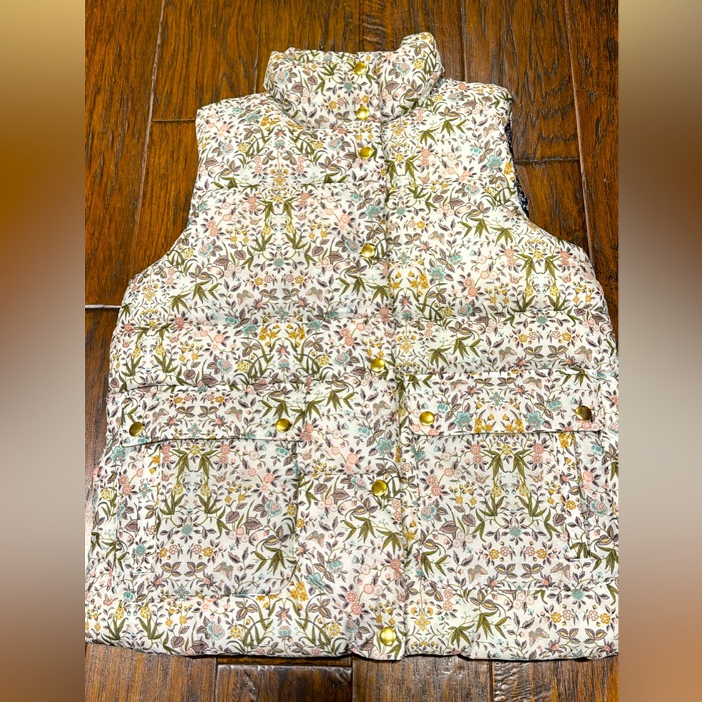 J crew puffer vest size xs